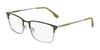 Flexon E1132 Eyeglasses | Size 54 / Matte Moss/Silver