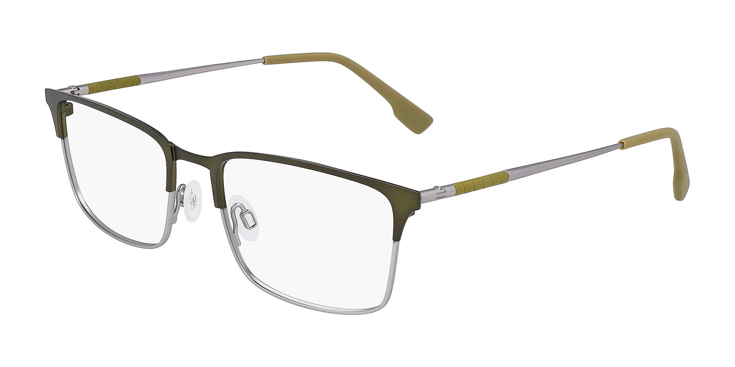 Flexon E1132 Eyeglasses Matte Moss / Silver Flexon E1132 Eyeglasses Matte Moss / Silver