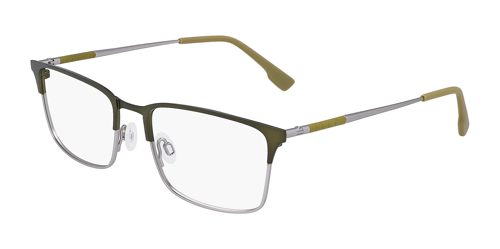 Flexon E1132 Eyeglasses Matte Moss / Silver Flexon E1132 Eyeglasses Matte Moss / Silver
