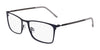 Flexon E1144 Eyeglasses | Size 54 / Matte Midnight Blue/Silver