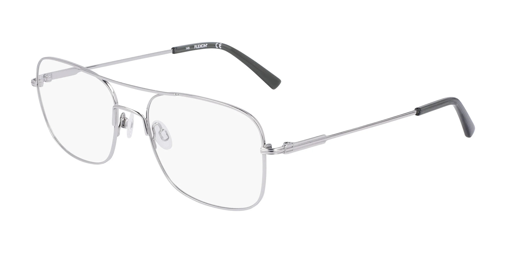 Flexon H6060 Eyeglasses Shiny Silver Flexon H6060 Eyeglasses Shiny Silver