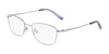 Flexon W3038 Eyeglasses / Shiny Gunmetal / Size 52