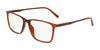 Flexon EP8019 Eyeglasses | Size 54 / Shiny Crystal Coffee