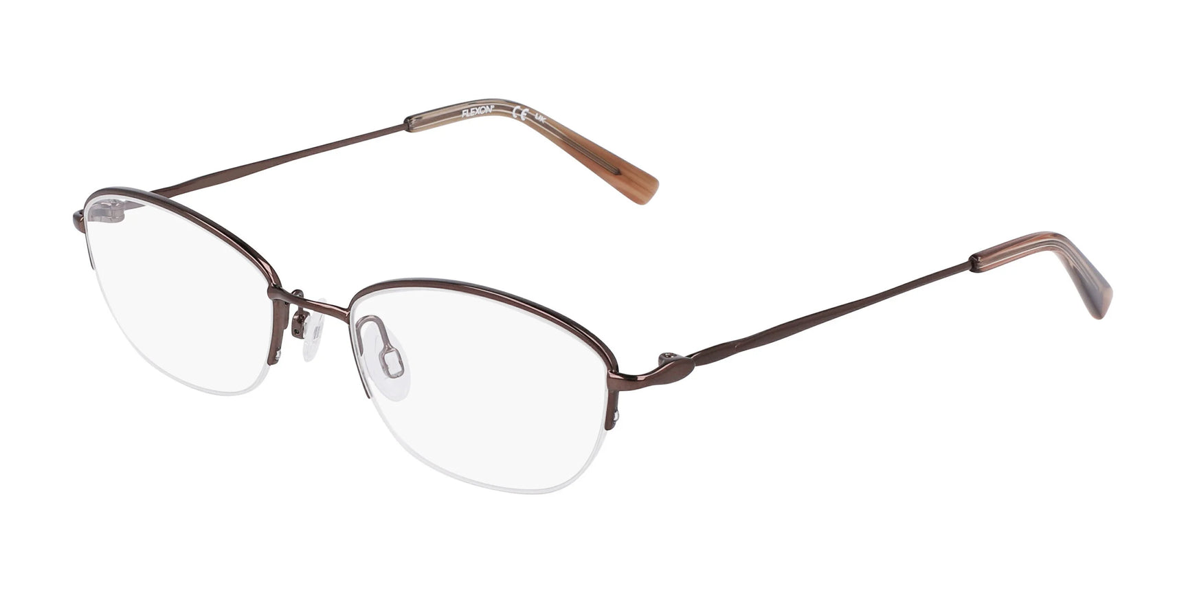 Flexon W3041 Eyeglasses Shiny Brown Flexon W3041 Eyeglasses Shiny Brown