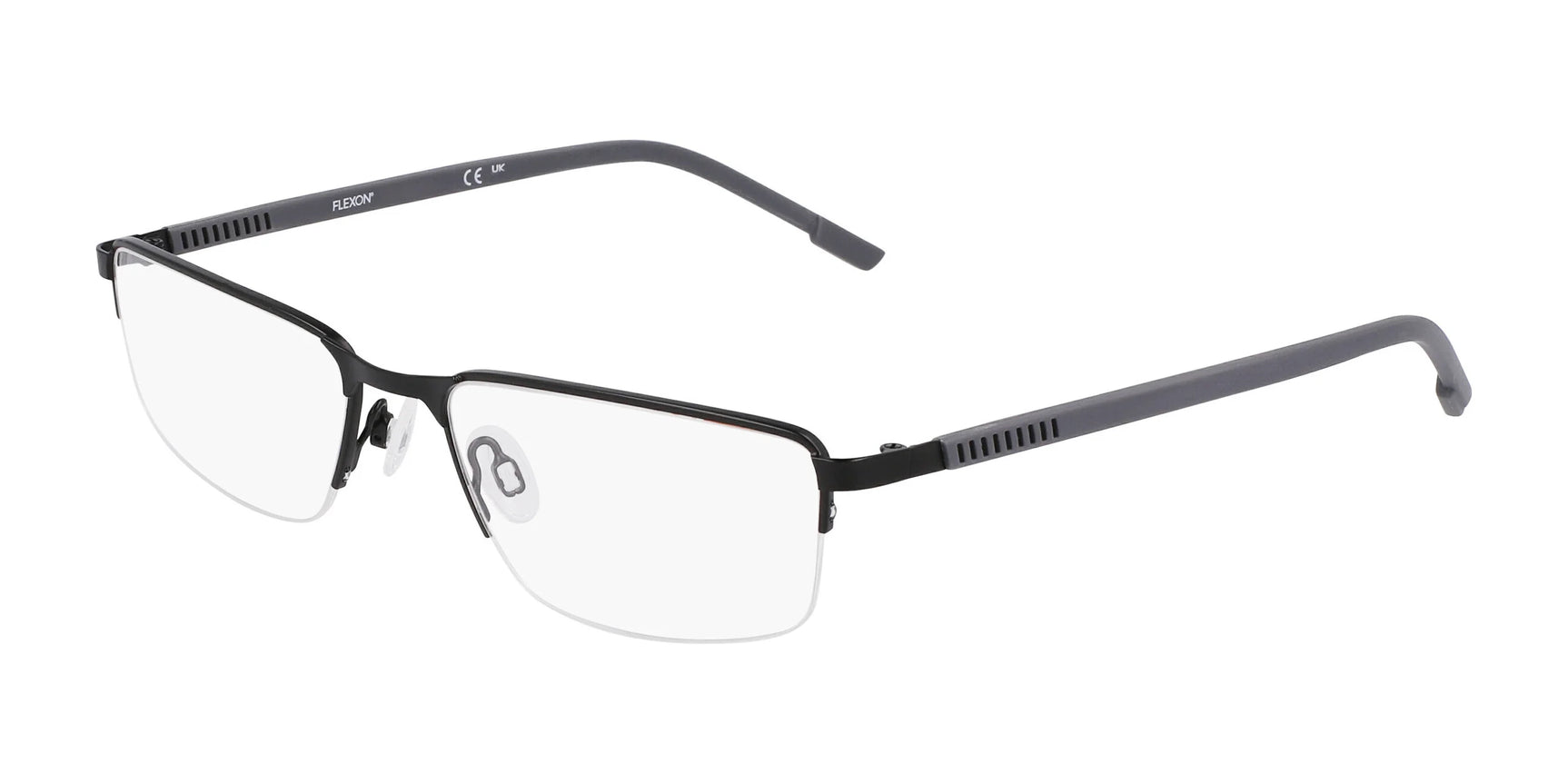 Flexon E1146 Eyeglasses Satin Black / Grey Flexon E1146 Eyeglasses Satin Black / Grey
