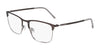 Flexon E1148 Eyeglasses | Size 53 / Matte Gunmetal/Silver