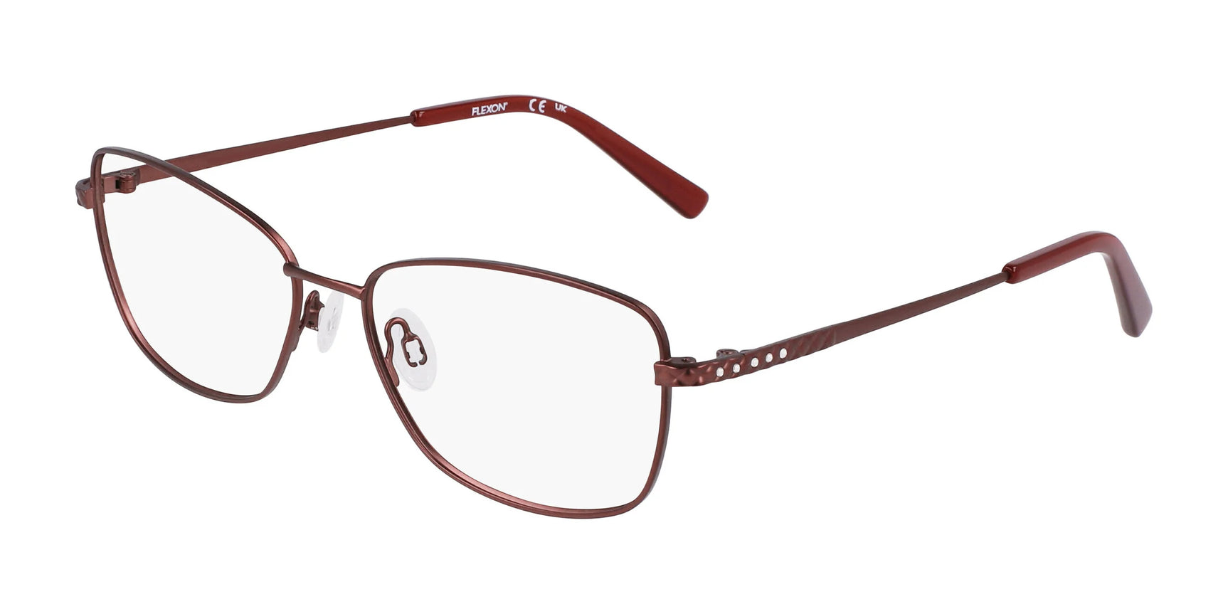 Flexon W3044 Eyeglasses Satin Bordeaux Flexon W3044 Eyeglasses Satin Bordeaux