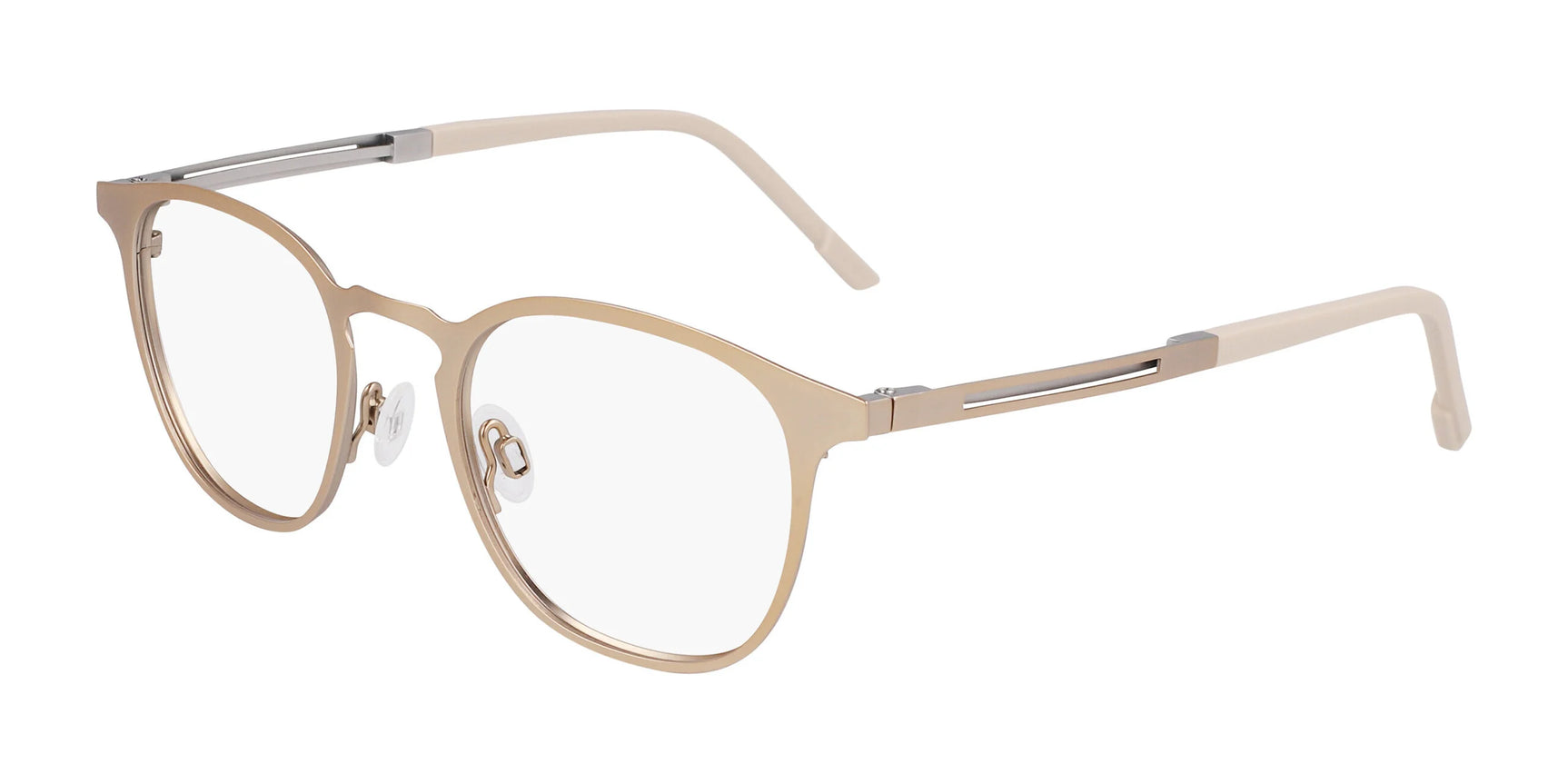 Flexon E1150 Eyeglasses Matte Light Gold / Silver Flexon E1150 Eyeglasses Matte Light Gold / Silver
