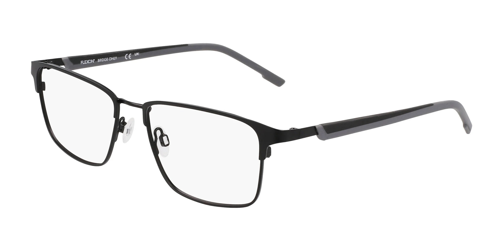 Flexon E1154 Eyeglasses Satin Black / Grey Flexon E1154 Eyeglasses Satin Black / Grey