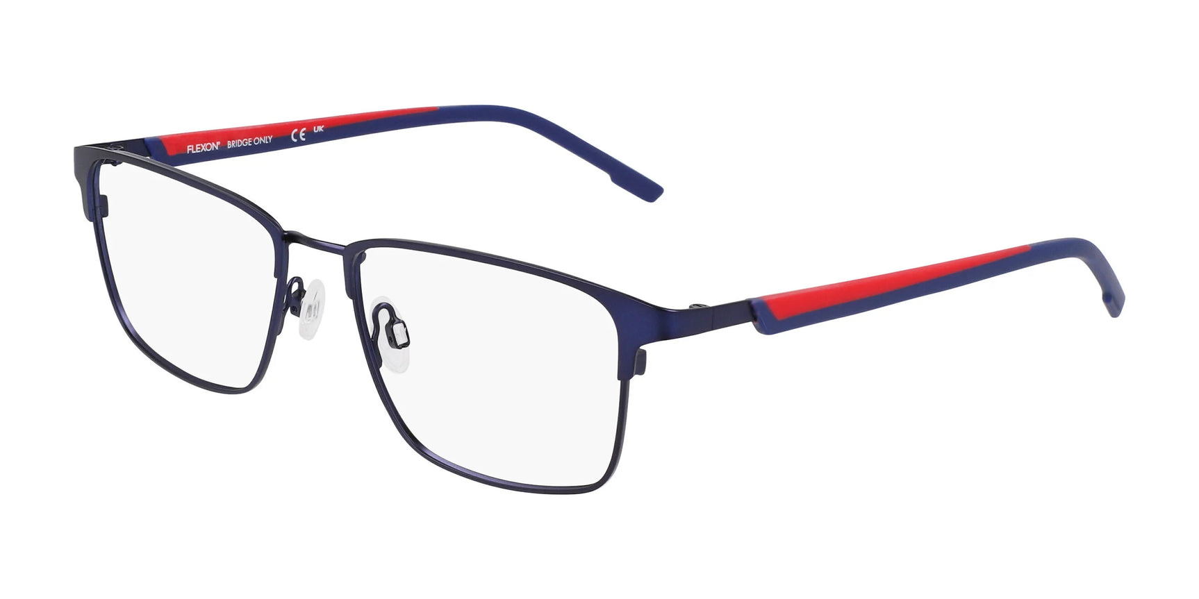 Flexon E1154 Eyeglasses Satin Navy / Red Flexon E1154 Eyeglasses Satin Navy / Red