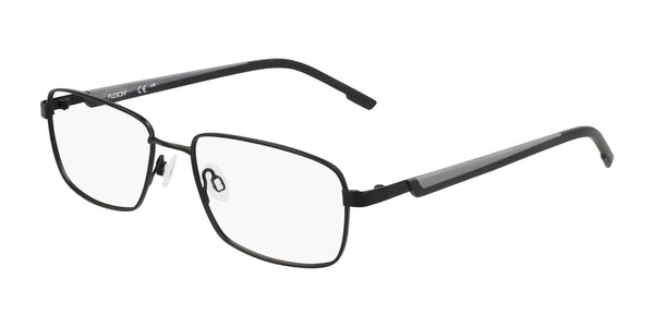Flexon H6077 Eyeglasses / Satin Black/Grey / Size 54