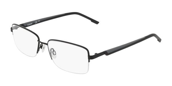 Flexon H6084 Eyeglasses / Matte Black / Size 54