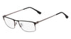 Flexon E1075 Eyeglasses / Black Gunmetal / Size 53