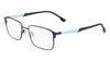 Flexon E1126 Eyeglasses / Matte Navy / Size 52