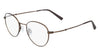 Flexon H6032 Eyeglasses / Brown / Size 50