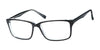 Focus Eyewear F69 Eyeglasses | Size 58 / Black/Crystal