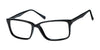 Focus Eyewear F69 Eyeglasses | Size 58 / Ebony