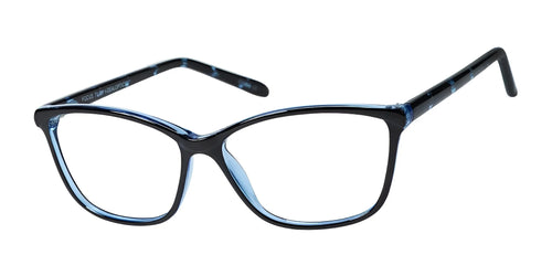 Focus Eyewear F70 Eyeglasses / Size 57 / Black / Blue