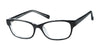 Focus Eyewear F74 Eyeglasses | Size 46 / Black/Crystal