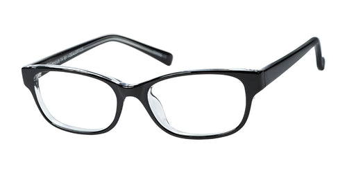 Focus Eyewear F74 Eyeglasses / Size 46 / Black/Crystal