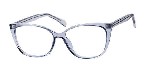 Focus Eyewear F82 Eyeglasses / Size 56 / Black / Crystal