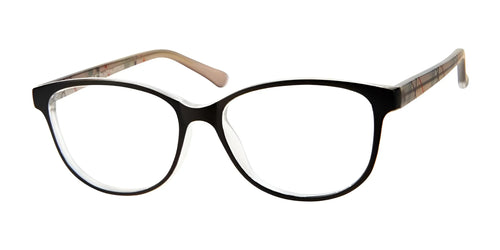 Focus Eyewear F87 Eyeglasses / Size 54 / Matte Black / Crystal