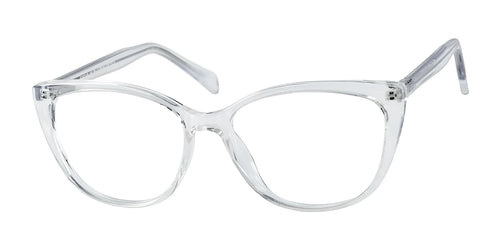 Focus Eyewear F99 Eyeglasses / Size 58 / Crystal