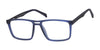 Focus Eyewear F283 Eyeglasses | Size 56 / Matte Navy