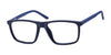 Focus Eyewear F286 Eyeglasses | Size 49 / Black/Blue