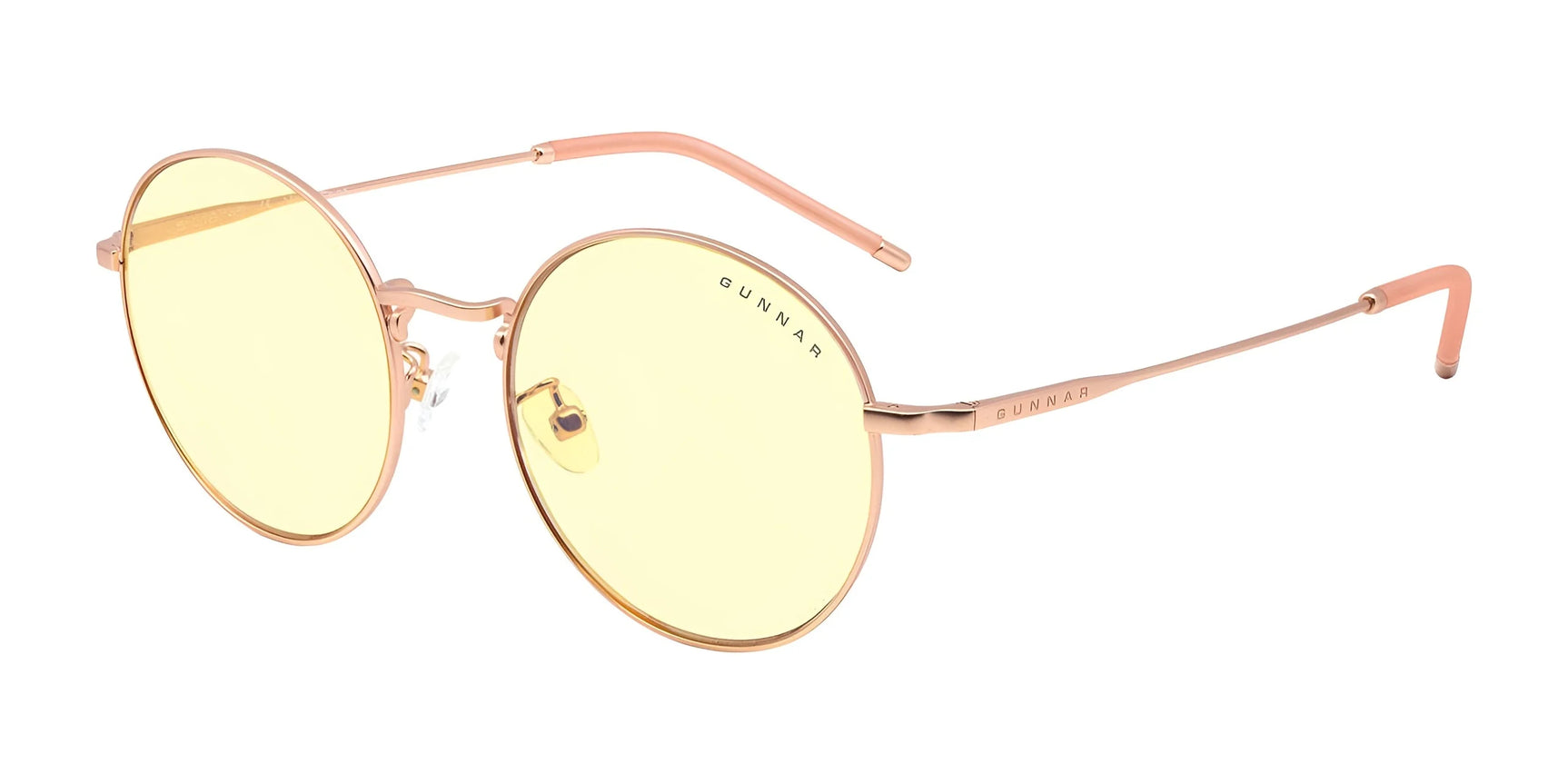 Gunnar Ellipse Computer Glasses Amber GUNNAR Focus / Rose Gold Gunnar Ellipse Computer Glasses Amber GUNNAR Focus / Rose Gold