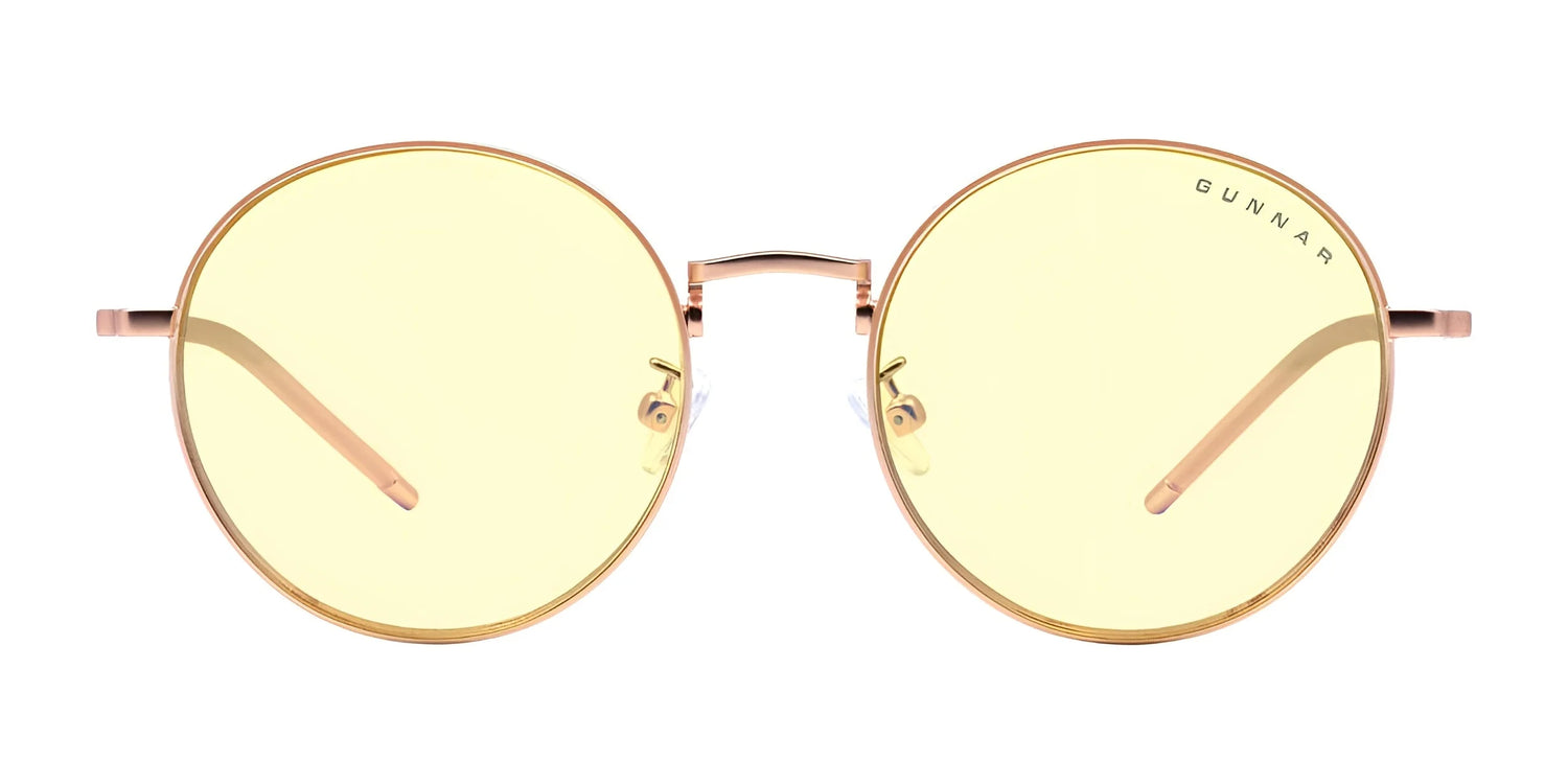 The Gunnar Ellipse Computer Glasses | Size 51 feature round, yellow-tinted lenses and a sleek stainless-steel frame for a stylish look. The Gunnar Ellipse Computer Glasses | Size 51 feature round, yellow-tinted lenses and a sleek stainless-steel frame for a stylish look.