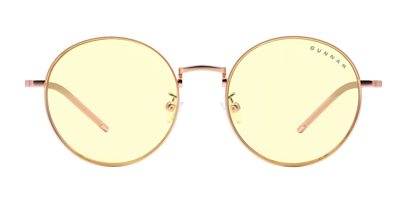 The Gunnar Ellipse Computer Glasses | Size 51 feature round, yellow-tinted lenses and a sleek stainless-steel frame for a stylish look. The Gunnar Ellipse Computer Glasses | Size 51 feature round, yellow-tinted lenses and a sleek stainless-steel frame for a stylish look.