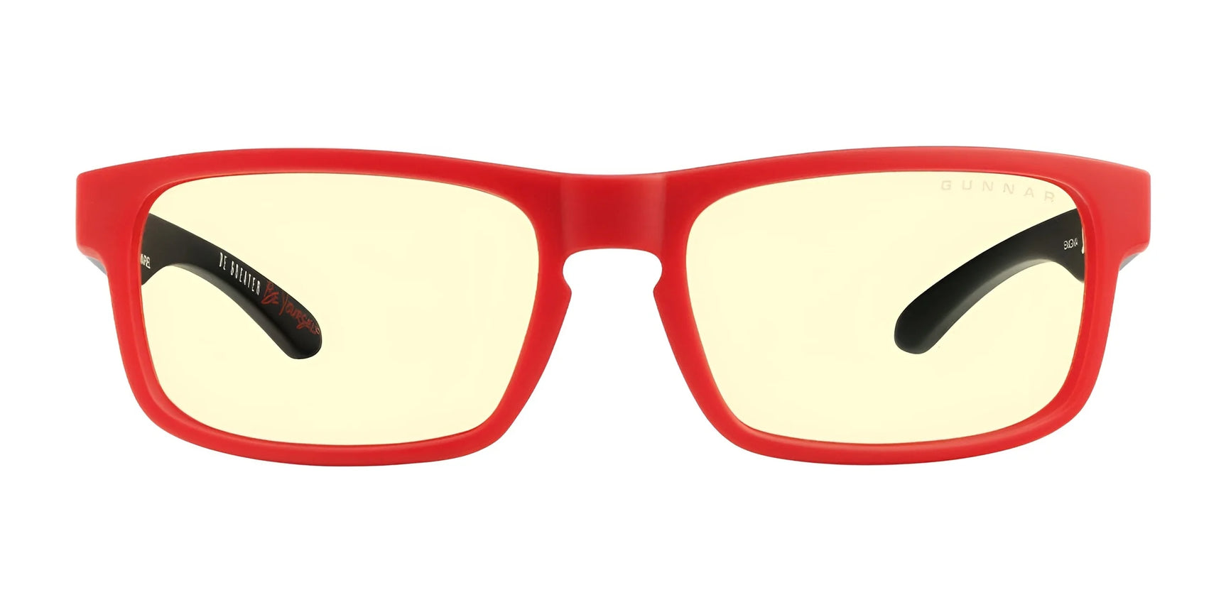 Explore the Gunnar Enigma Spider-Man Miles Morales Edition Computer Glasses by Gunnar, showcasing a red rectangular design with yellow-tinted lenses, a sturdy nylon frame, and blue light protection for style and eye safety. Size 58. Explore the Gunnar Enigma Spider-Man Miles Morales Edition Computer Glasses by Gunnar, showcasing a red rectangular design with yellow-tinted lenses, a sturdy nylon frame, and blue light protection for style and eye safety. Size 58.