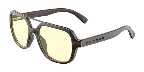 Gunnar Humboldt Computer Eyeglasses / Size 54 / Ebony / Amber