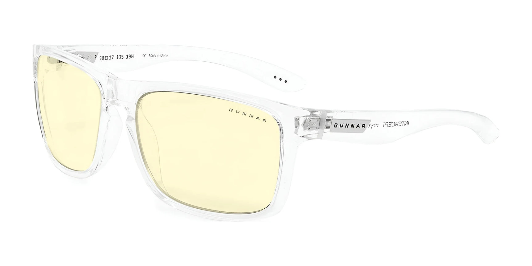 Gunnar Intercept Computer Glasses Amber GUNNAR Focus / Crystal Gunnar Intercept Computer Glasses Amber GUNNAR Focus / Crystal