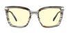 Gunnar Kaia Computer Eyeglasses | Size 53 / Blue Ribbon / Amber