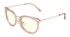 Gunnar Lahti Computer Eyeglasses | Size 51 / Rose Crystal / Clear