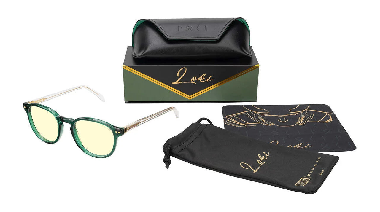 Gunnar Loki God of Mischief Collector’s Edition Computer Eyeglasses | Size 48 Gunnar Loki God of Mischief Collector’s Edition Computer Eyeglasses | Size 48