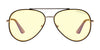 Gunnar Maverick Computer Eyeglasses | Size 58 / Black/Gold / Amber