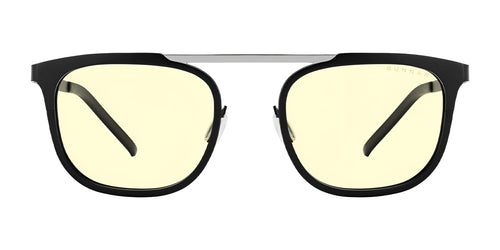 Gunnar Pismo Computer Eyeglasses / Size 50 / Onyx/Silver / Clear Pro