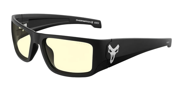 Gunnar Overwatch Reaper Computer Eyeglasses | Size 58 / Black Ash / Amber