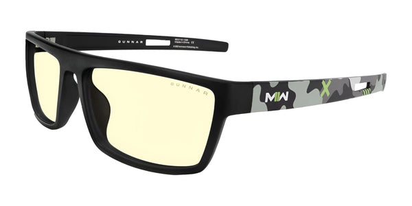 Gunnar Call of Duty Tactical Edition Computer Eyeglasses | Size 60 / Onyx / Amber GUNNAR Focus