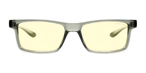 Gunnar Vertex Reading Computer Eyeglasses / Size 55 / Gray Crystal / Amber / +1.00