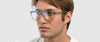 Gunnar World of Warcraft Alliance Edition Computer Eyeglasses | Size 52 / Blue Crystal / Amber