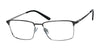 Haggar H284 Eyeglasses | Size 56 / Gun/Silver