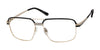 Haggar H294 Eyeglasses | Size 57 / Black/Gold