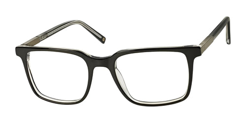 Haggar H303 Eyeglasses / Size 55 / Black / Crystal