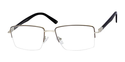 Haggar H304 Eyeglasses Charcoal / Silver