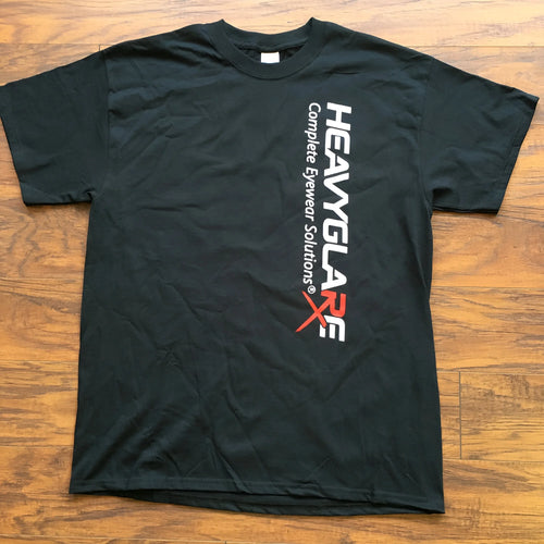 Heavyglare T-SHIRT Vertical / Black / Size Large