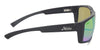 Hobie Eyewear Baja Sunglasses / Satin Black / Copper w. Sea Green Mirror Polarized (PC) / Size 64